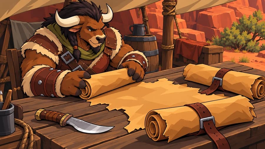 Skinning guide illustration